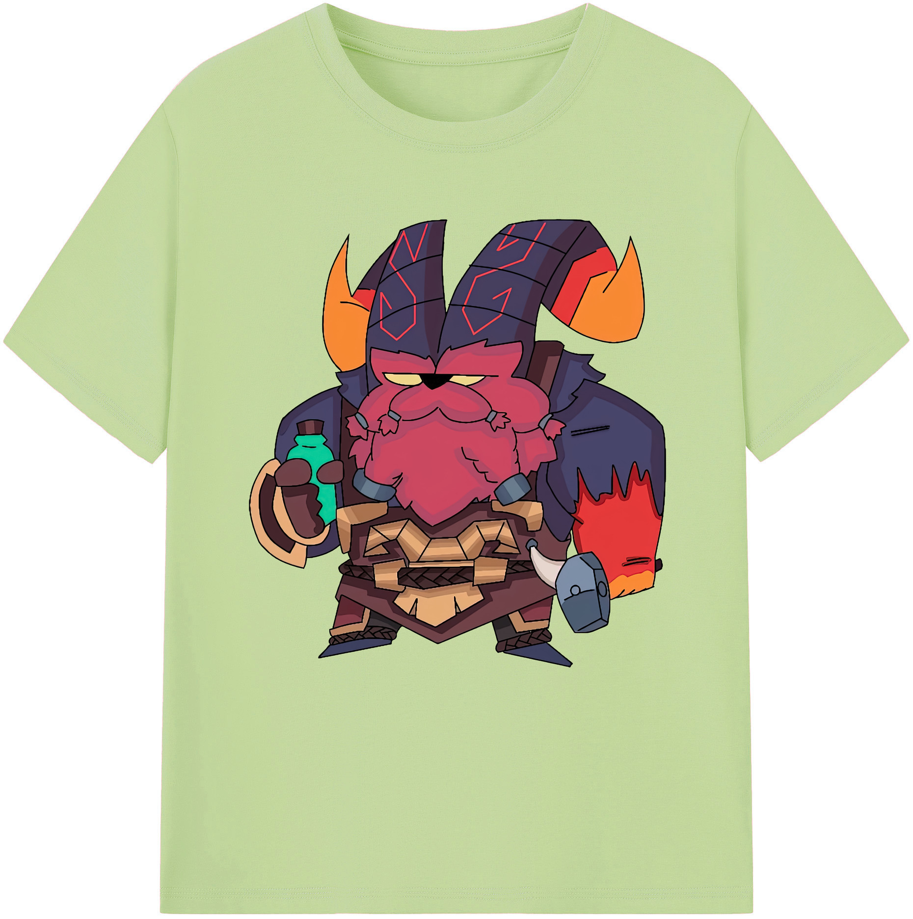 リーグ・オブ・レジェンド League of Legends LOL 綿100％半袖Tシャツ（フロントプリント）